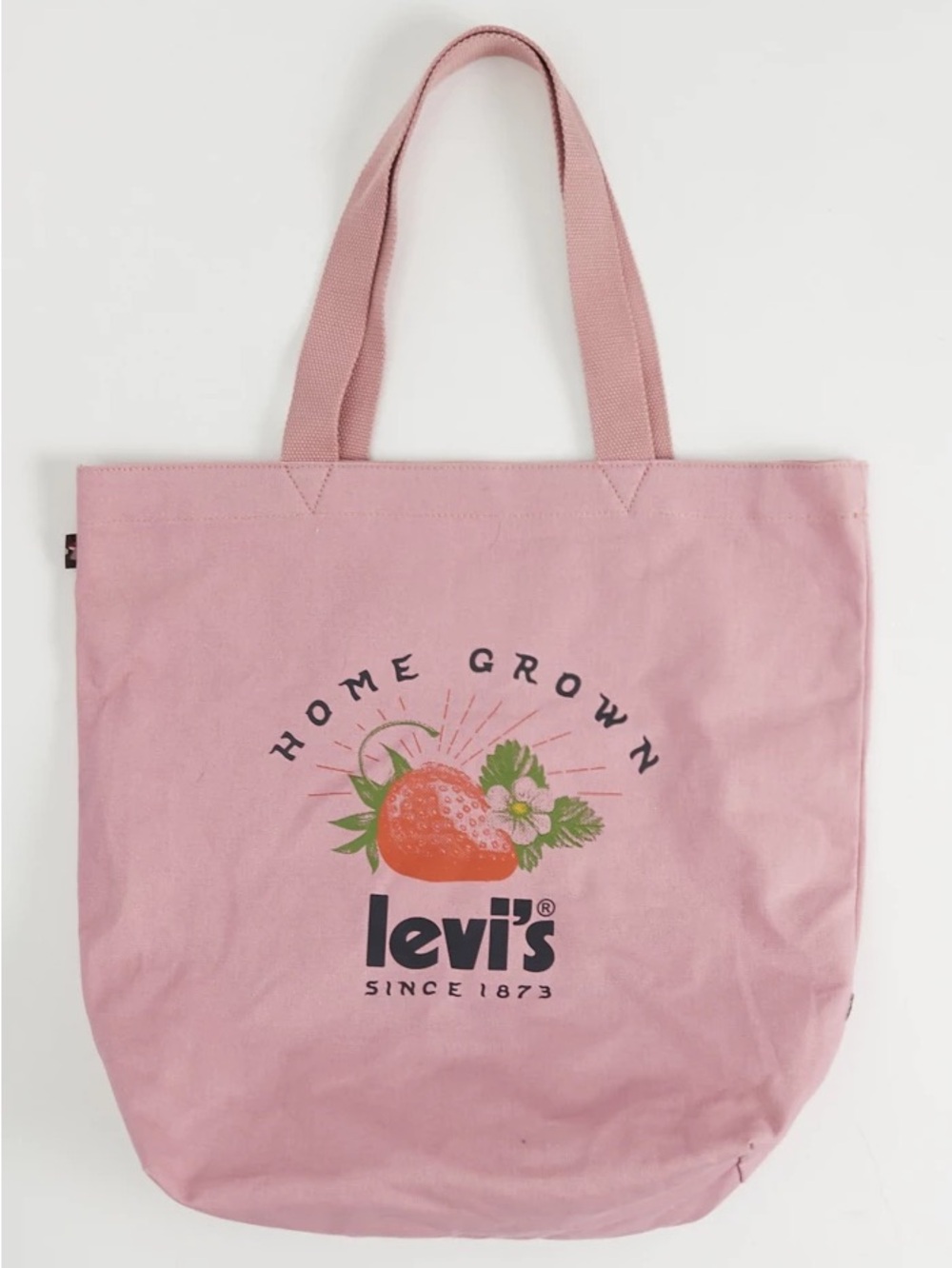 Levi's Home Grown Pink Canvas Tote Bag